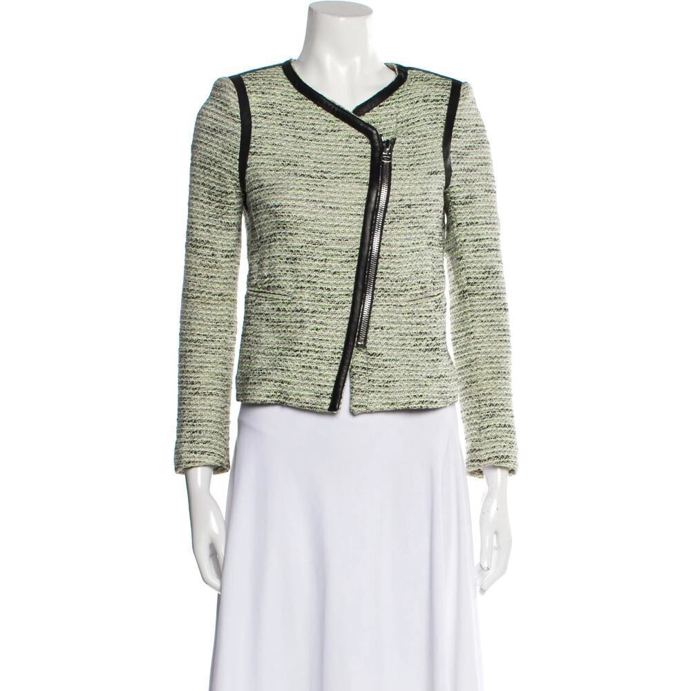 Sandro Tweed Pattern Jacket Size S